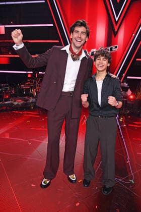 Alvaro Soler, Kandidat Fabio - THE VOICE KIDS FINALE 2026 im Studio Berlin Adlershof in Berlin am 03.04.2026