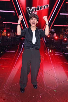 Kandidat Fabio - THE VOICE KIDS FINALE 2026 im Studio Berlin Adlershof in Berlin am 03.04.2026