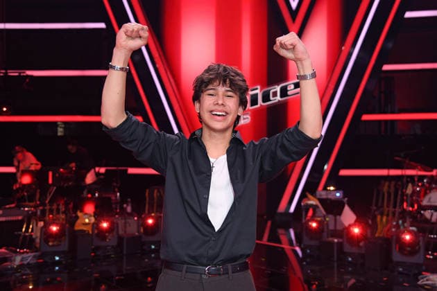 Kandidat Fabio - THE VOICE KIDS FINALE 2026 im Studio Berlin Adlershof in Berlin am 03.04.2026