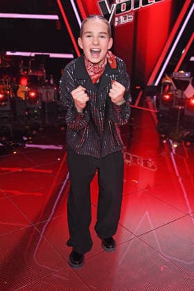 Kandidat Illia - THE VOICE KIDS FINALE 2026 im Studio Berlin Adlershof in Berlin am 03.04.2026