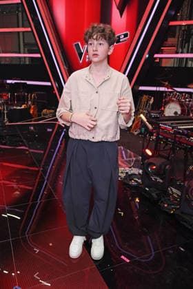 Kandidat Max - THE VOICE KIDS FINALE 2026 im Studio Berlin Adlershof in Berlin am 03.04.2026