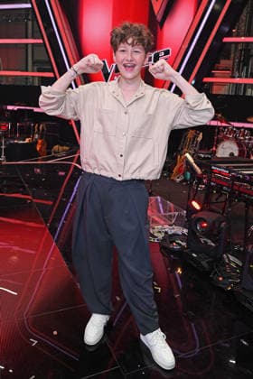 Kandidat Max - THE VOICE KIDS FINALE 2026 im Studio Berlin Adlershof in Berlin am 03.04.2026