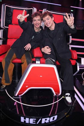 HE RO (Roman Lochmann, Heiko Lochmann) - THE VOICE KIDS FINALE 2026 im Studio Berlin Adlershof in Berlin am 03.04.2026