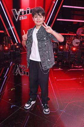 Kandidat Renat - THE VOICE KIDS FINALE 2026 im Studio Berlin Adlershof in Berlin am 03.04.2026