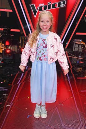 Kandidatin Hedi - THE VOICE KIDS FINALE 2026 im Studio Berlin Adlershof in Berlin am 03.04.2026