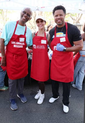 Los Angeles Mission & Hope The Mission Host Special Easter outreach on Skid Row Featuring: Tyrone DuBose, Scheana Shay, Brandon Larkins Where: Los Angeles, California, United States When: 03 Apr 2026 Credit: Faye s Vision Cover Images EDITORIAL USE ONLY. NOT FOR USE BY NEWSPAPERS BASED IN THE UK. Copyright: xx coverimg55597239
