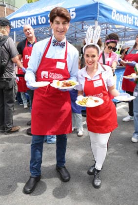 Los Angeles Mission & Hope The Mission Host Special Easter outreach on Skid Row Featuring: Bj Korros, Christina DeRosa Where: Los Angeles, California, United States When: 03 Apr 2026 Credit: Faye s Vision Cover Images EDITORIAL USE ONLY. NOT FOR USE BY NEWSPAPERS BASED IN THE UK. Copyright: xx coverimg55597212