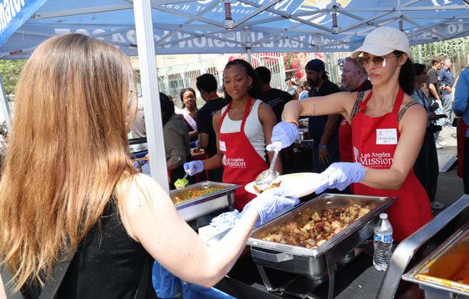 Los Angeles Mission & Hope The Mission Host Special Easter Outreach On Skid Row Los Angeles CA April 03: Scheana Shay at Los Angeles Mission & Hope The Mission Host Special Easter Outreach On Skid Row at the Los Angeles Mission On Skid Rowe in Los Angeles on March 3, 2026- Credit: AdMedia April 03, 2026 Copyright AdMedia Los Angeles CA United States EDITORIAL USE ONLY  Copyright: xx ADx admphotostwo979893