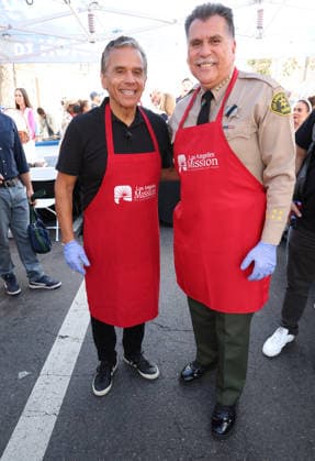 Los Angeles Mission & Hope The Mission Host Special Easter Outreach On Skid Row Los Angeles CA April 03: Mayor Antonio Villarragosa, La County Sheriff Robert Luna, at Los Angeles Mission & Hope The Mission Host Special Easter Outreach On Skid Row at the Los Angeles Mission On Skid Rowe in Los Angeles on March 3, 2026- Credit: AdMedia April 03, 2026 Copyright AdMedia Los Angeles CA United States EDITORIAL USE ONLY  Copyright: xx ADx admphotostwo979972