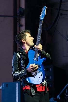 Muse Play O2 Academy Brixton London - 3 Apr 2026 Matt Bellamy of Muse rock band, performs live on stage at the O2 Academy Brixton London. Muse played an intimate album launch show at the O2 Academy Brixton London on April 3rd to celebrate their 10th studio album The Wow! Signal The Album will be released later this year. Muse are Matt Bellamy, Chris Wolstenholme and Dominic Howard. London United Kingdom Copyright: xBonniexBritainx xSOPAxImagesx MUS01455