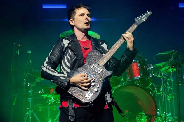Muse Play O2 Academy Brixton London - 3 Apr 2026 Matt Bellamy of Muse rock band, performs live on stage at the O2 Academy Brixton London. Muse played an intimate album launch show at the O2 Academy Brixton London on April 3rd to celebrate their 10th studio album The Wow! Signal The Album will be released later this year. Muse are Matt Bellamy, Chris Wolstenholme and Dominic Howard. London United Kingdom Copyright: xBonniexBritainx xSOPAxImagesx MUS01620