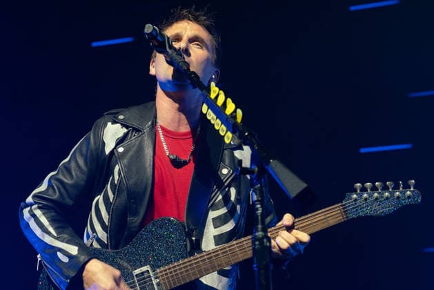 Muse Play O2 Academy Brixton London - 3 Apr 2026 Matt Bellamy of Muse rock band, performs live on stage at the O2 Academy Brixton London. Muse played an intimate album launch show at the O2 Academy Brixton London on April 3rd to celebrate their 10th studio album The Wow! Signal The Album will be released later this year. Muse are Matt Bellamy, Chris Wolstenholme and Dominic Howard. London United Kingdom Copyright: xBonniexBritainx xSOPAxImagesx MUS01703