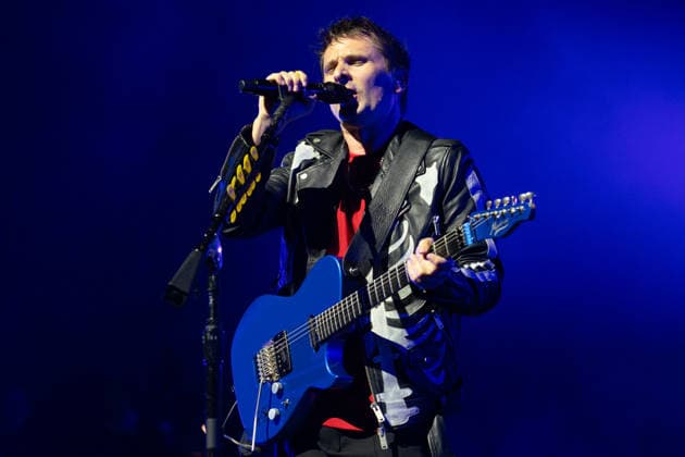 Muse Play O2 Academy Brixton London - 3 Apr 2026 Matt Bellamy of Muse rock band, performs live on stage at the O2 Academy Brixton London. Muse played an intimate album launch show at the O2 Academy Brixton London on April 3rd to celebrate their 10th studio album The Wow! Signal The Album will be released later this year. Muse are Matt Bellamy, Chris Wolstenholme and Dominic Howard. London United Kingdom Copyright: xBonniexBritainx xSOPAxImagesx MUS02101