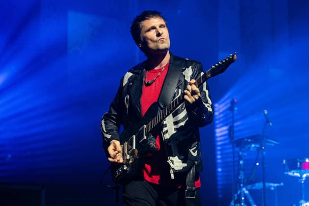 April 3, 2026, London, United Kingdom: Matt Bellamy of Muse rock band, performs live on stage at the O2 Academy Brixton London. Muse played an intimate album launch show at the O2 Academy Brixton London on April 3rd to celebrate their 10th studio album The Wow! Signal The Album will be released later this year..Muse are Matt Bellamy, Chris Wolstenholme and Dominic Howard. London United Kingdom - ZUMAs197 20260403_aaa_s197_320 Copyright: xBonniexBritainx