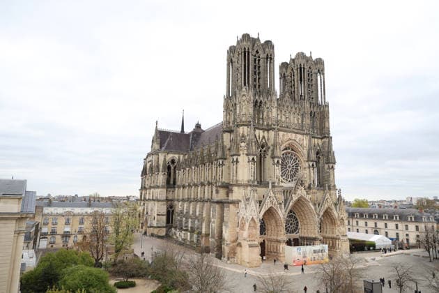 Cathédrale Notre Dame de Reims, France, April 3, 2026 Denis Guignebourg Bestimage Notre Dame Cathedral in Reims, France, April 3, 2026 Reims France  Copyright: xDenisxGuignebourgx xBestimagexDenisxGuignebourgx xBestimagex