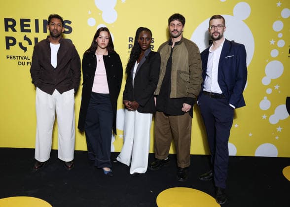 Le Jury Sang neuf, Peter Dourountzis, Eye Haidara, Anja Verderosa, Lawrence Valin et Marc Ruchmann au photocall de la projection du film Winter of the Crow lors 6ème édition du Festival International du Film Policier Reims Polar, à Reims, France, le 3 avril 2026 Denis Guignebourg BestImage Screening of Winter of the Crow during Day Four of the 6th Reims Polar Film Festival on April 3, 2026 in Reims, France Reims France  Copyright: xDenisxGuignebourgx xBestimagexDenisxGuignebourgx xBestimagex
