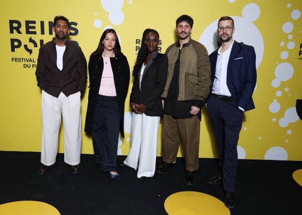 Le Jury Sang neuf, Peter Dourountzis, Eye Haidara, Anja Verderosa, Lawrence Valin et Marc Ruchmann au photocall de la projection du film Winter of the Crow lors 6ème édition du Festival International du Film Policier Reims Polar, à Reims, France, le 3 avril 2026 Denis Guignebourg BestImage Screening of Winter of the Crow during Day Four of the 6th Reims Polar Film Festival on April 3, 2026 in Reims, France Reims France  Copyright: xDenisxGuignebourgx xBestimagexDenisxGuignebourgx xBestimagex