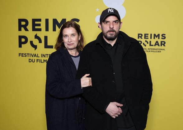 Emmanuelle Devos et Damien Bonnard au photocall de la projection du film Winter of the Crow lors 6ème édition du Festival International du Film Policier Reims Polar, à Reims, France, le 3 avril 2026 Denis Guignebourg BestImage Screening of Winter of the Crow during Day Four of the 6th Reims Polar Film Festival on April 3, 2026 in Reims, France Reims France  Copyright: xDenisxGuignebourgx xBestimagexDenisxGuignebourgx xBestimagex