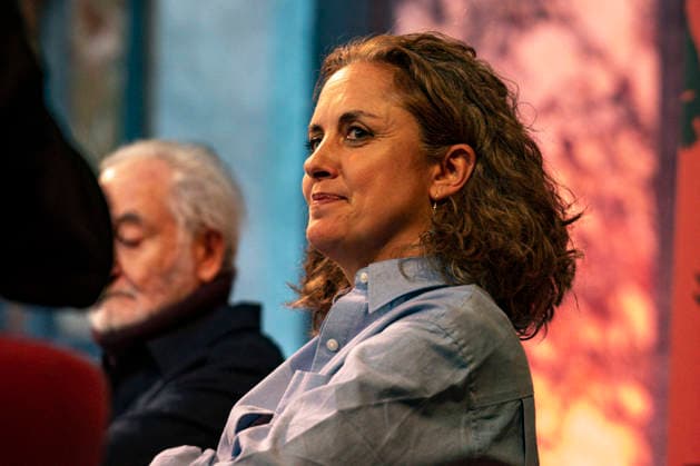 NEWS : Quais du Polar Lyon 04 04 2026 Elena Sender participe Ã la table ronde Politique fiction : le pouvoir en rÃ cit Ã la chapelle de la trinitÃ lors de la 22eme Ã dition du festival Quais du Polar Ã Lyon le 04 04 2026. Photo Sandrine Thesillat PsNewZ  Copyright: xSandrinexTHESILLATx