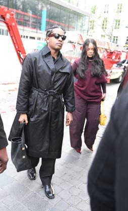 Rihanna et A$AP Rocky Arriving at Siena Restaurant - Paris Rihanna et A$AP Rocky are arriving at Siena Restaurant in Paris, France, on April 4, 2026. Photo by Florian Poitout ABACAPRESS.COM Paris France  Copyright: xPoitoutxFlorian ABACAx