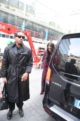 Rihanna et A$AP Rocky Arriving at Siena Restaurant - Paris Rihanna et A$AP Rocky are arriving at Siena Restaurant in Paris, France, on April 4, 2026. Photo by Florian Poitout ABACAPRESS.COM Paris France  Copyright: xPoitoutxFlorian ABACAx