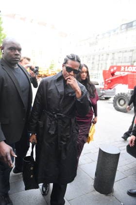 Rihanna et A$AP Rocky Arriving at Siena Restaurant - Paris Rihanna et A$AP Rocky are arriving at Siena Restaurant in Paris, France, on April 4, 2026. Photo by Florian Poitout ABACAPRESS.COM Paris France  Copyright: xPoitoutxFlorian ABACAx