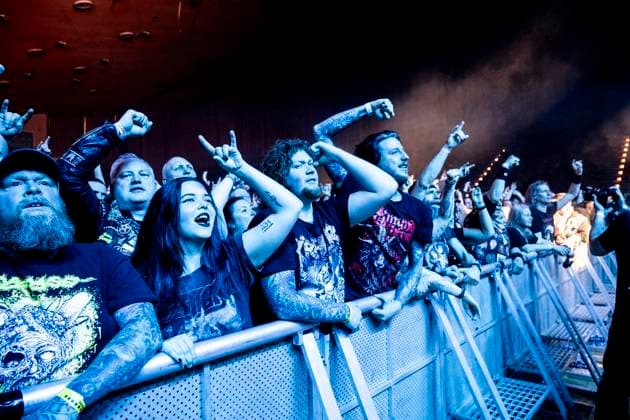 Kreator in Oberhausen ** NUR FÜR REDAKTIONELLE ZWECKE ** EDITORIAL USE ONLY **<p>Die amerikanische Thrash Metal Band Exodus spielt am 4. April 2026 im Vorprogramm der Band Kreator im Rahmen von deren Krushers of the World - Tour in der Grugahalle in Essen. Deutschland Nordrhein Westfalen Essen Copyright: SebastianxKonopka