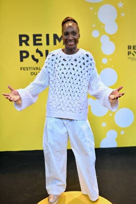 Closing Ceremony - The 6th Reims Polar Film Festival. FC REIMS, FRANCE - APRIL 4 Eye Haïdara attends the Closing Ceremony during the 6th Reims Polar Film Festival on April 4, 2026 in Reims, France. Photo by Franck Castel ABACAPRESS.COM Reims France  Copyright: xCastelxFranck ABACAx