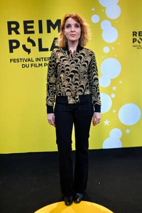 Closing Ceremony - The 6th Reims Polar Film Festival. FC REIMS, FRANCE - APRIL 4 Alix Poisson attends the Closing Ceremony during the 6th Reims Polar Film Festival on April 4, 2026 in Reims, France. Photo by Franck Castel ABACAPRESS.COM Reims France  Copyright: xCastelxFranck ABACAx