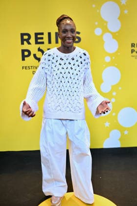 Closing Ceremony - The 6th Reims Polar Film Festival. FC REIMS, FRANCE - APRIL 4 Eye Haïdara attends the Closing Ceremony during the 6th Reims Polar Film Festival on April 4, 2026 in Reims, France. Photo by Franck Castel ABACAPRESS.COM Reims France  Copyright: xCastelxFranck ABACAx