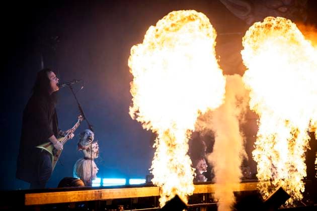 Kreator in Oberhausen ** NUR FÜR REDAKTIONELLE ZWECKE ** EDITORIAL USE ONLY **<p>Die Essener Thrash Metal Band Kreator spielt am 4. April 2026 im Rahmen ihrer Krushers of the World - Tour in der Grugahalle in Essen. Deutschland Nordrhein Westfalen Essen Copyright: SebastianxKonopka