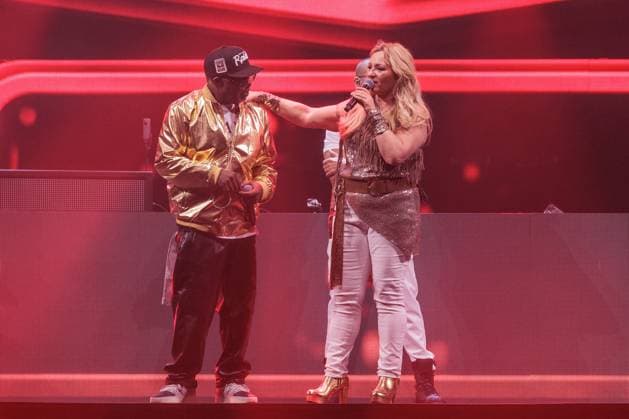 Hasselt, The Netherlands, 2026-04-04 21:56:52 04-04-2026, Trixxo Arena, Hasselt, BEL. I love the 90 s. Photo: NL Image David Heukers. 2 Brothers on the 4th Floor. Desray, Desiree Manders, D-Rock, Rene Phillips Credit: NL Beeld Heukers Media  Copyright: xx x