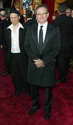 76th Annual Academy Awards - ARRIVALS Feb 29, 2004; Hollywood, CA, USA; OSCARS 2004: Comedian actor ROBIN WILLIAMS & BOB GOLDTHWAIT arriving at the 76th Annual Academy Awards, held at the Kodak Theater. Hollywood CA USA Copyright: xLisaxO Connorx