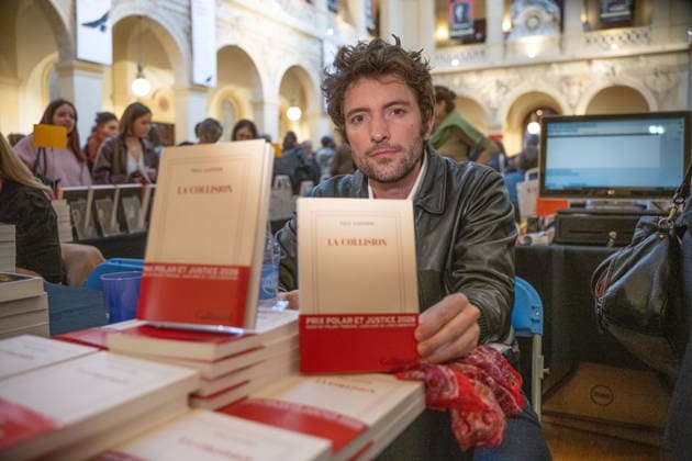 22eme Edition des Quais du Polar, portraits dauteurs, Paul Gasnier Le Festival international du polar de Lyon, appelé Quais du Polar The Lyon International Crime Fiction Festival, known as Quais du Polar, 454764 2026 04 04 Rhone Lyon France  Copyright: xMaksxHimx xStarfacex STAR_454764_021