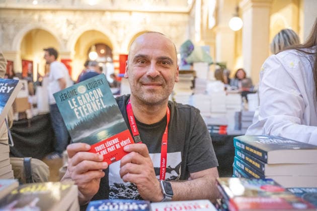 22eme Edition des Quais du Polar, portraits dauteurs, Jerome Loubry Le Festival international du polar de Lyon, appelé Quais du Polar The Lyon International Crime Fiction Festival, known as Quais du Polar, 454764 2026 04 04 Rhone Lyon France  Copyright: xMaksxHimx xStarfacex STAR_454764_031