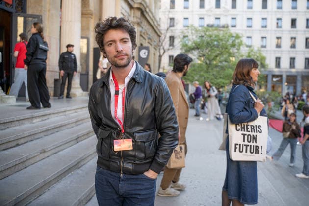 22eme Edition des Quais du Polar, portraits dauteurs, Paul Gasnier Le Festival international du polar de Lyon, appelé Quais du Polar The Lyon International Crime Fiction Festival, known as Quais du Polar, 454764 2026 04 04 Rhone Lyon France  Copyright: xMaksxHimx xStarfacex STAR_454764_032