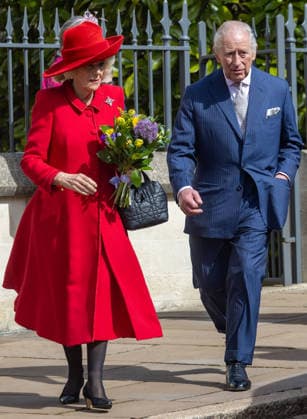 April 5, 2026, Windsor, England, United Kingdom: King CHARLES III and Queen CAMILLA leave St GeorgeÃ¢â‚¬â ¢s Chapel in Windsor Castle after Easter Matins Service. Windsor United Kingdom - ZUMAs262 20260405_zip_s262_026 Copyright: xTayfunxSalcix