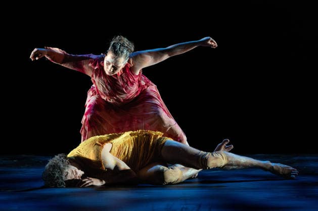 April 6, 2026, Sydney, Nsw, Australia: Dancers perform during the Australian Ballet and Bangarra Dance Theatre s Flora dress rehearsal at the Sydney Opera House. Sydney Australia  - ZUMAt173 20260406_zsp_t173_016 Copyright: xStephanexThomasx