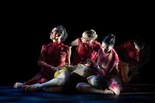 April 6, 2026, Sydney, Nsw, Australia: Dancers perform during the Australian Ballet and Bangarra Dance Theatre s Flora dress rehearsal at the Sydney Opera House. Sydney Australia - ZUMAt173 20260406_zsp_t173_017 Copyright: xStephanexThomasx