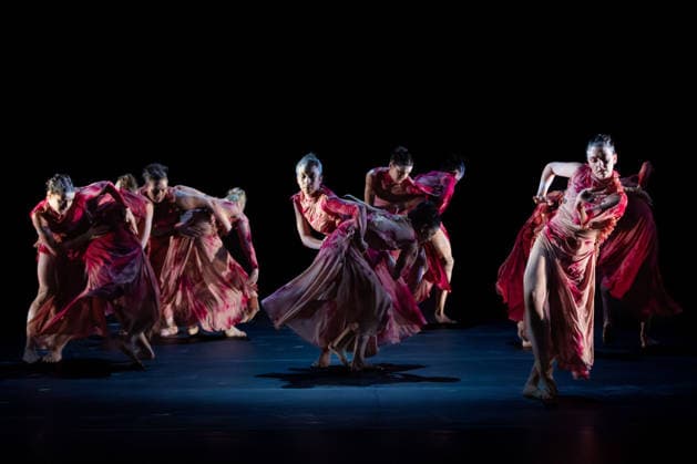 April 6, 2026, Sydney, Nsw, Australia: Dancers perform during the Australian Ballet and Bangarra Dance Theatre s Flora dress rehearsal at the Sydney Opera House. Sydney Australia  - ZUMAt173 20260406_zsp_t173_027 Copyright: xStephanexThomasx