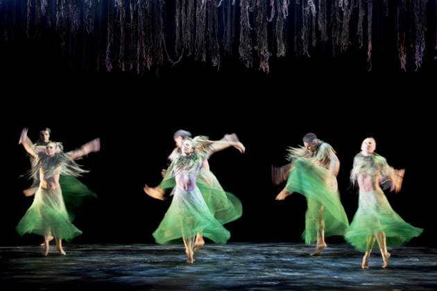 April 6, 2026, Sydney, Nsw, Australia: Dancers perform during the Australian Ballet and Bangarra Dance Theatre s Flora dress rehearsal at the Sydney Opera House. Sydney Australia - ZUMAt173 20260406_zsp_t173_023 Copyright: xStephanexThomasx