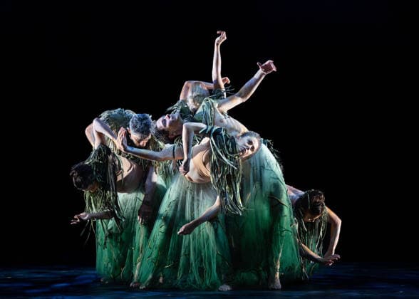 April 6, 2026, Sydney, Australia: Dancers perform during the Australian Ballet and Bangarra Dance Theatre s Flora dress rehearsal at the Sydney Opera House. Sydney Australia  - ZUMAt173 20260406_zsp_t173_012 Copyright: xStephanexThomasx