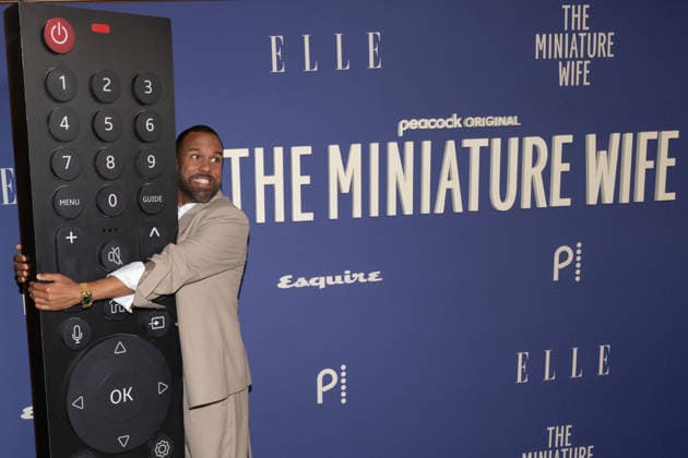 April 6, 2026, Hollywood, California, USA: British actor, writer, and director O-T FAGBENLE, 45, attends PeacockÃ¢â‚¬â ¢s Ã¢â‚¬oeThe Miniature WifeÃ¢â‚¬Â red carpet Premiere. Hollywood USA  - ZUMAb173 20260406_aap_b173_015 Copyright: xBillyxBennightx