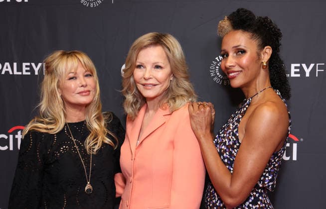 Charlies Angels 50th anniversary celebration at PaleyFest LA 2026 at the Dolby Theatre Featuring: Jordan Ladd, Cheryl Ladd, Lindsay Walker Where: Los Angeles, California, United States When: 06 Apr 2026 Credit: Faye s Vision Cover Images EDITORIAL USE ONLY. NOT FOR USE BY NEWSPAPERS BASED IN THE UK. Copyright: xx coverimg55602154