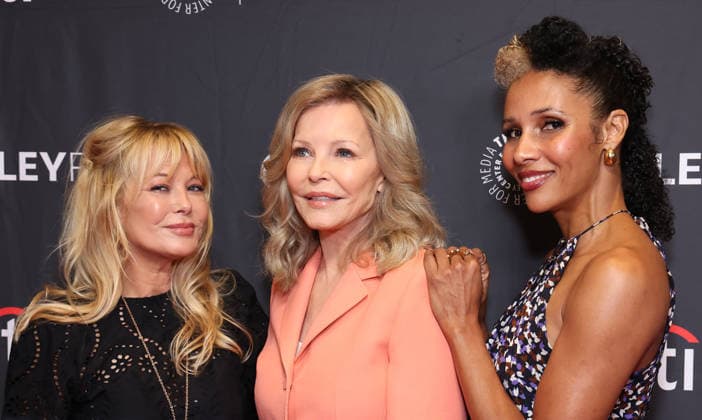 Charlies Angels 50th anniversary celebration at PaleyFest LA 2026 at the Dolby Theatre Featuring: Jordan Ladd, Cheryl Ladd, Lindsay Walker Where: Los Angeles, California, United States When: 06 Apr 2026 Credit: Faye s Vision Cover Images EDITORIAL USE ONLY. NOT FOR USE BY NEWSPAPERS BASED IN THE UK. Copyright: xx coverimg55602155
