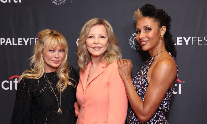 Charlies Angels 50th anniversary celebration at PaleyFest LA 2026 at the Dolby Theatre Featuring: Jordan Ladd, Cheryl Ladd, Lindsay Walker Where: Los Angeles, California, United States When: 06 Apr 2026 Credit: Faye s Vision Cover Images EDITORIAL USE ONLY. NOT FOR USE BY NEWSPAPERS BASED IN THE UK. Copyright: xx coverimg55602156