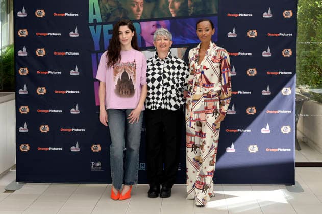 Nina Pons, Flaminia Graziadei und Melanie Liburd beim Photocall zum Kinofilm A Year in London im Hotel Le Meridien Visconti. Rom, 07.04.2026