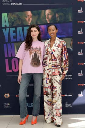 Nina Pons und Melanie Liburd beim Photocall zum Kinofilm A Year in London im Hotel Le Meridien Visconti. Rom, 07.04.2026