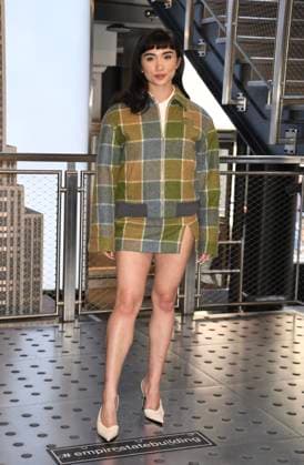 NEW YORK, NY- APRIL 7: Rowan Blanchard pictured as the cast of Hulu™s The Testaments to Visit the Empire State Building Ahead of April 8 Premiere on April 7, 2026 in New York City. Copyright: xmpi099x