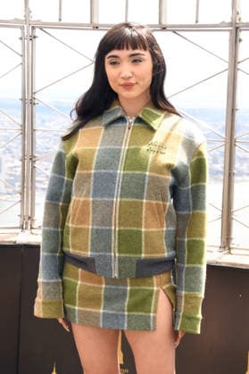 NEW YORK, NY- APRIL 7: Rowan Blanchard pictured as the cast of Hulu™s The Testaments to Visit the Empire State Building Ahead of April 8 Premiere on April 7, 2026 in New York City. Copyright: xmpi099 MediaPunchx